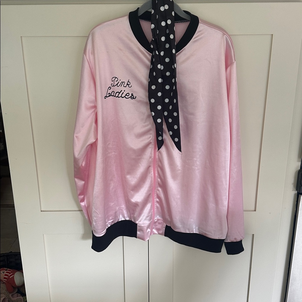 Retro Vintage 1950’s Pink Ladies Jacket and Scarf - Picture 4 of 13